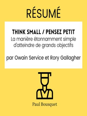 cover image of RÉSUMÉ--Think Small / Pensez Petit